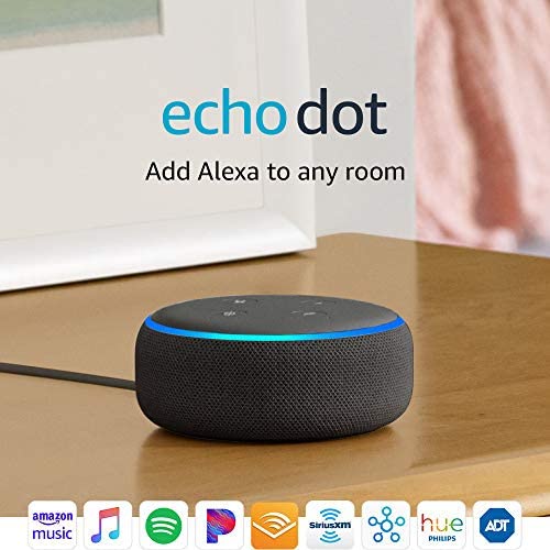 Echo Dot (3rd Gen) Charcoal with Echo Auto