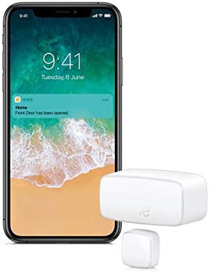 Eve Door & Window – Apple HomeKit Smart Home Wireless Contact Sensor for Windows & Doors, Automatically Trigger Accessories & Scenes, App Notifications, Bluetooth, Thread