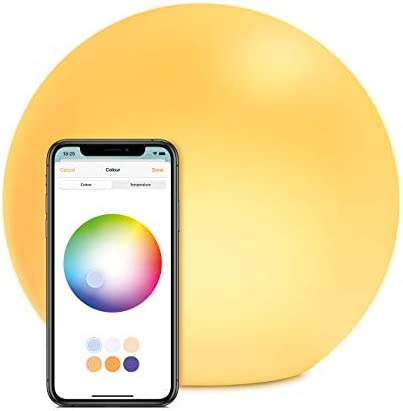 Eve Flare – Apple HomeKit Smart Home Portable LED Lamp, IP65 Water Resistant, Wireless Charging