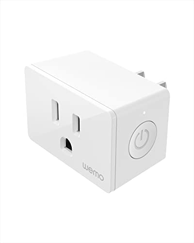 Wemo Smart Plug with Thread, Apple HomeKit Enabled for Smart Home Automation, NFC Set up, Compatible with Wemo Stage Scene Controller, Siri, iPhones, and More