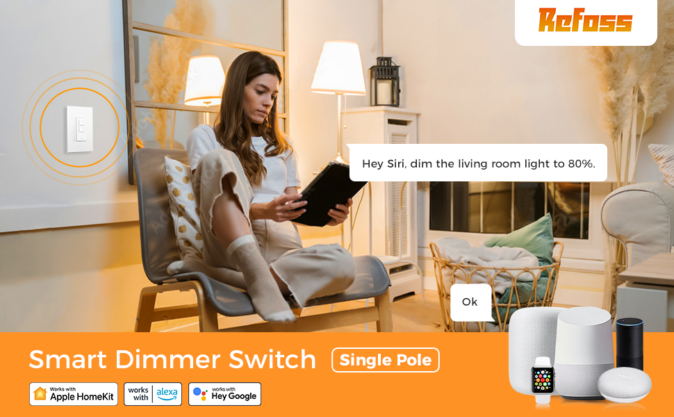 Refoss Smart Dimmer Switch HomeKit Supported