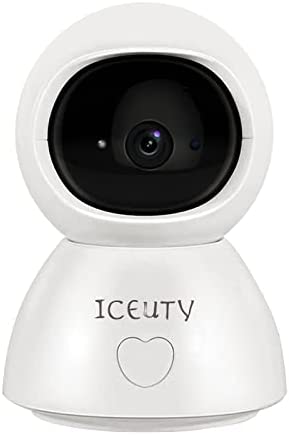 ICEUTY Home Security Camera, 5GHz/2.4GHz Wireless, Motion Detector, HD 1080P Cloud/SD Card Storage, IR Night Vision, Baby/Pet Monitor, 2-Way Audio, Works with Alexa & Google Assistant