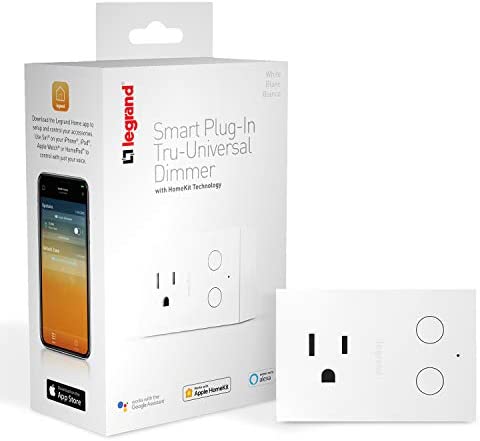 Legrand, Smart Plug, Smart Outlet, Apple Homekit, Quick Setup On iOS (iPhone or iPad), No Hub Required, iOS only, White, HKRP20
