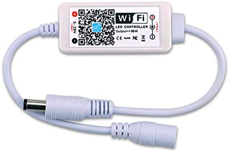 Smart Single Color LED Lights Strip Controller WiFi Bluetooth Light 5050 2835 Control Box Compatible with Alexa Google Home siri(1)