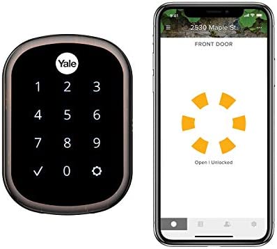 Yale Assure Lock SL, Wi-Fi Smart Lock – Works with the Yale Access App, Amazon Alexa, Google Assistant, HomeKit, Phillips Hue and Samsung SmartThings, Oil Rubbed Bronze